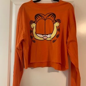 Crop top Garfield shirt